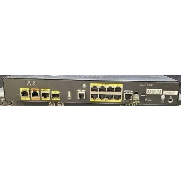CISCO 800 Series C891F 8-Port Gigabit Ethernet Integrated Services Router - Picture 3 of 5